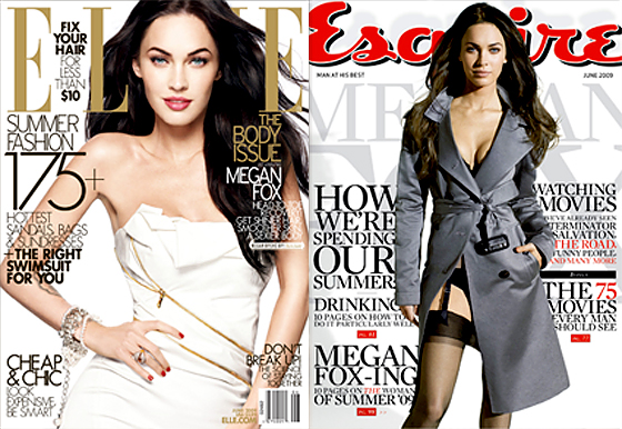 Megan Fox, Elle Cover, Esquire Cover Megan Fox, Elle Cover, Esquire Cover